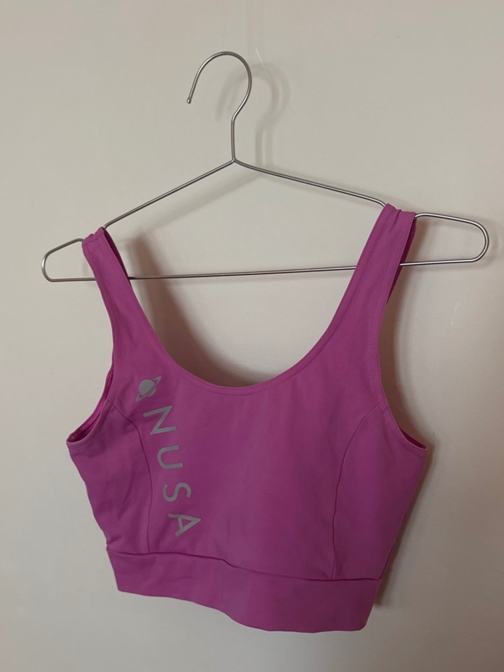 Planet Nusa pink sports bra